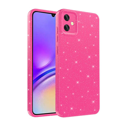 Galaxy A05 Kılıf Kamera Korumalı Simli Lüks Zore Koton Kapak