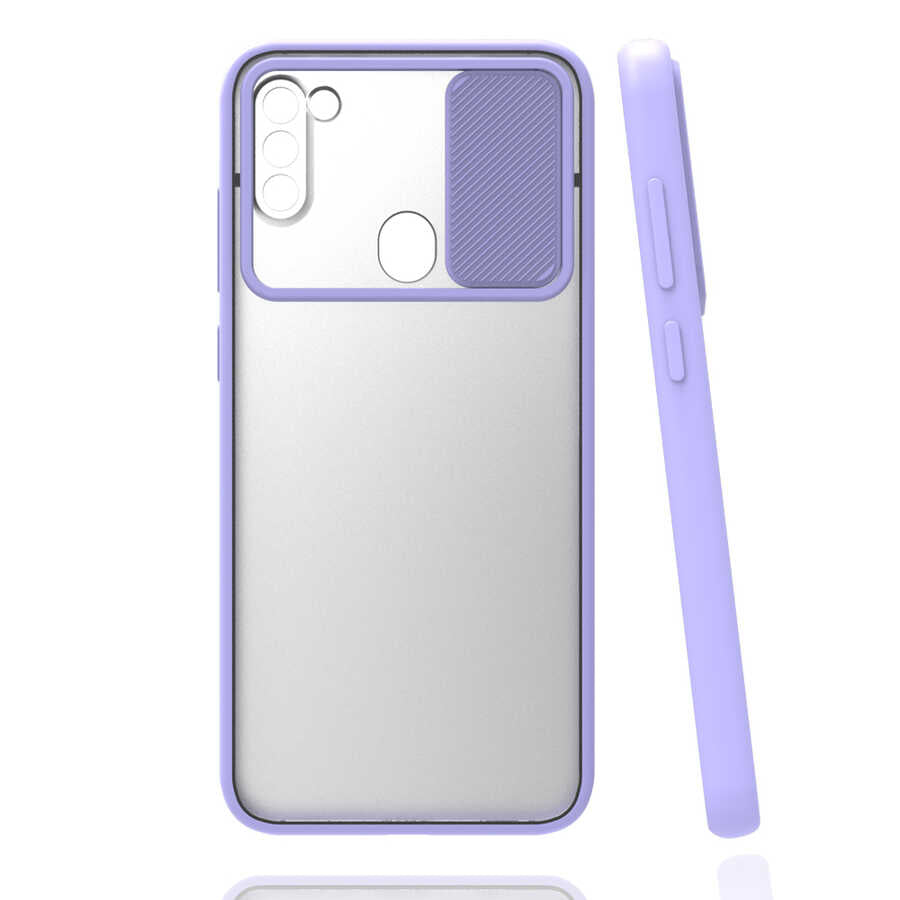 Galaxy A11 Kılıf Zore Lensi Kapak