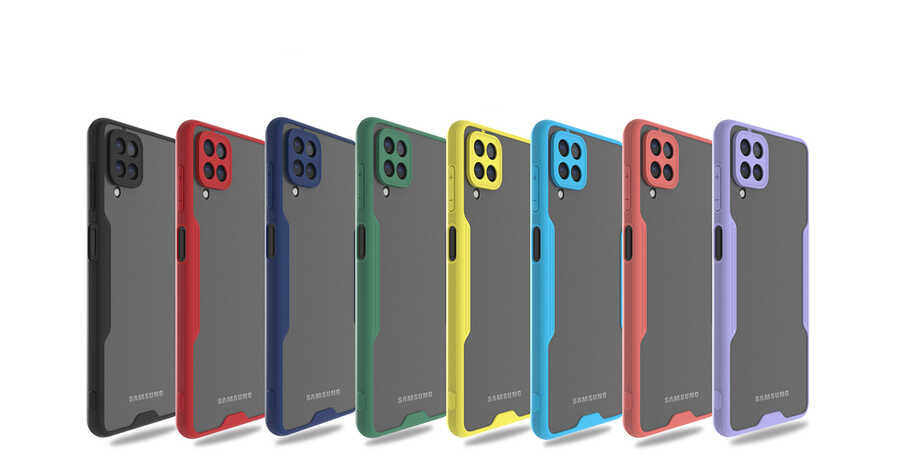 Galaxy A12 Kılıf Zore Parfe Kapak