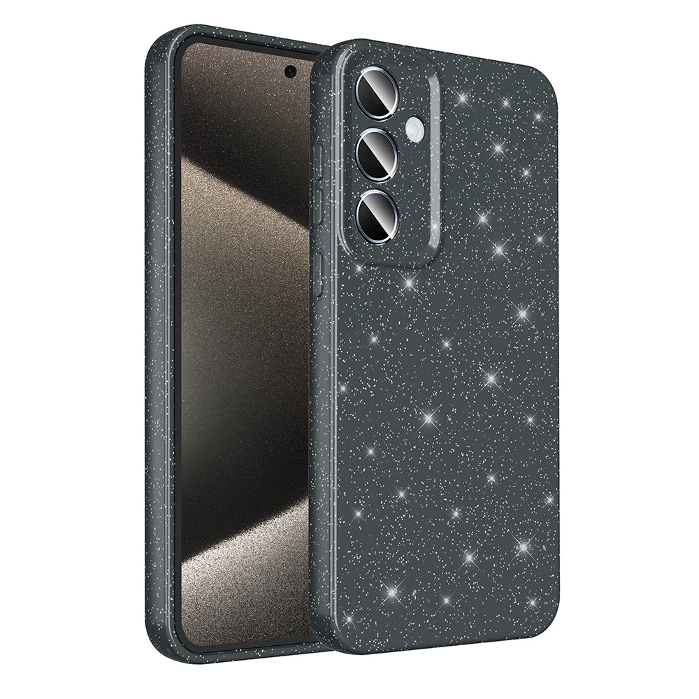 Galaxy A15 Kılıf Kamera Korumalı Simli Lüks Zore Koton Kapak