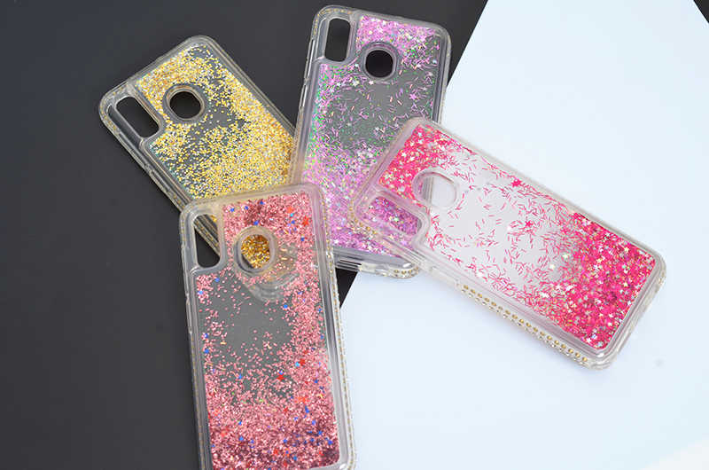 Galaxy A20 Kılıf Zore Sıralı Sıvılı Silikon