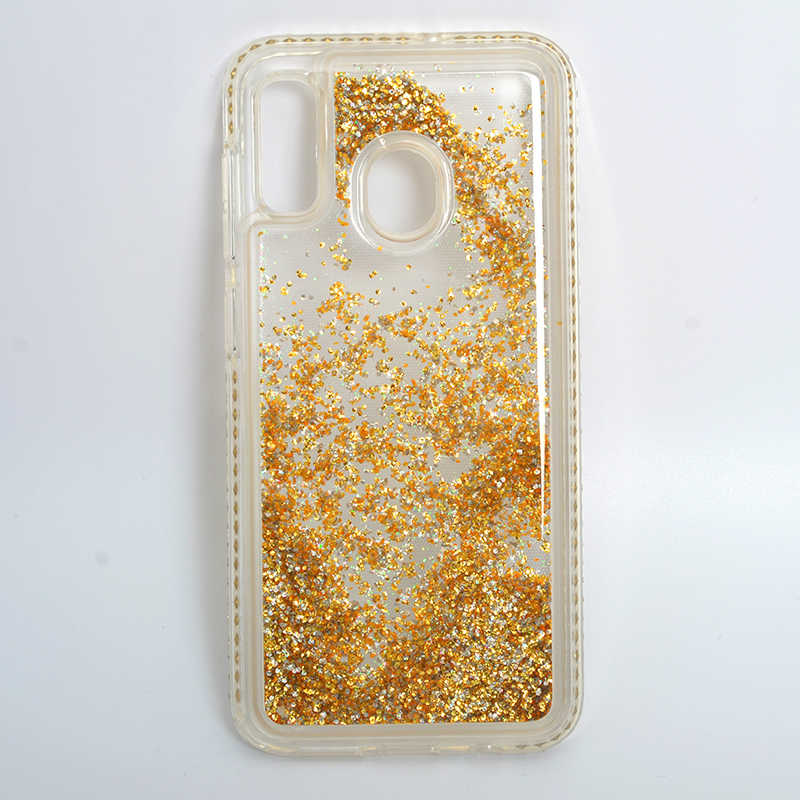 Galaxy A20 Kılıf Zore Sıralı Sıvılı Silikon