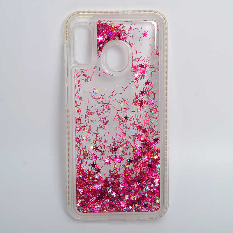 Galaxy A20 Kılıf Zore Sıralı Sıvılı Silikon