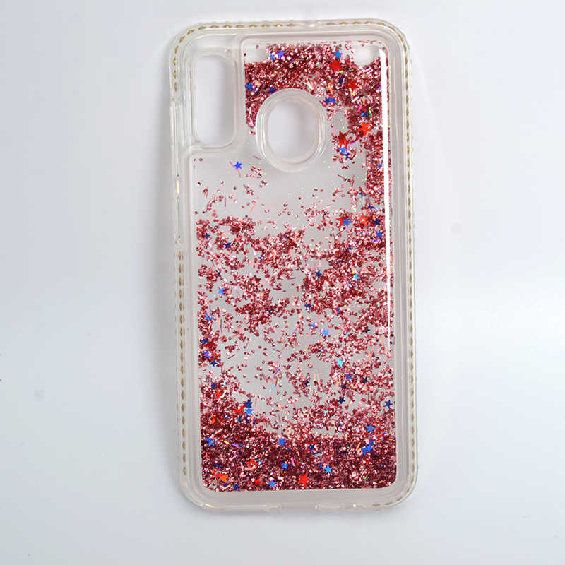 Galaxy A20 Kılıf Zore Sıralı Sıvılı Silikon