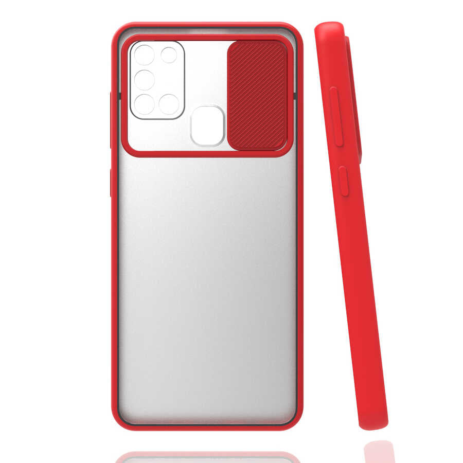 Galaxy A21S Kılıf Zore Lensi Kapak