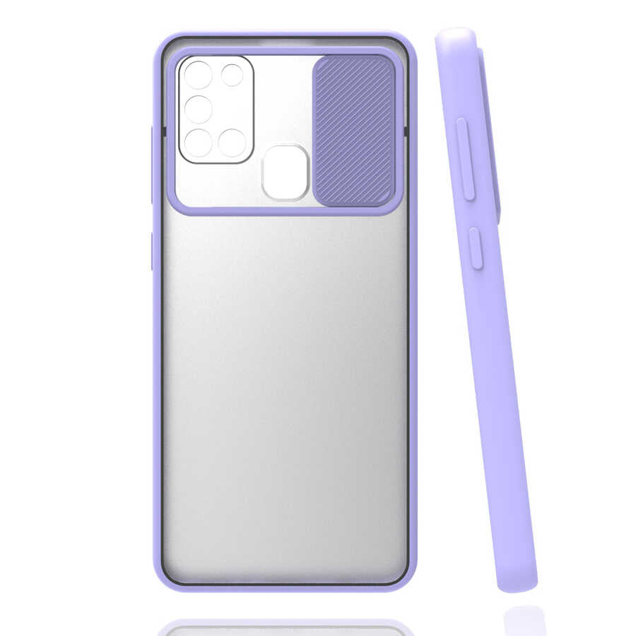 Galaxy A21S Kılıf Zore Lensi Kapak