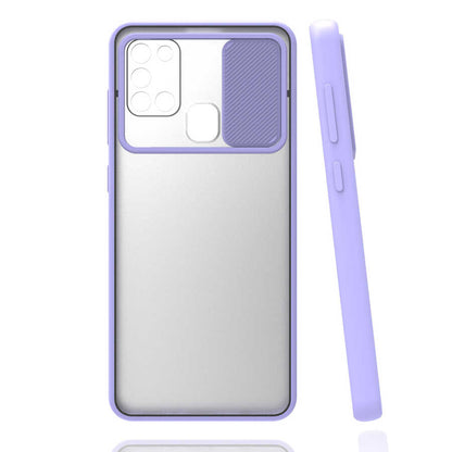 Galaxy A21S Kılıf Zore Lensi Kapak