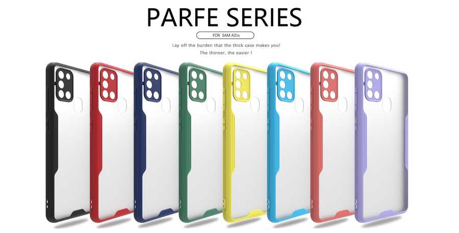 Galaxy A21S Kılıf Zore Parfe Kapak