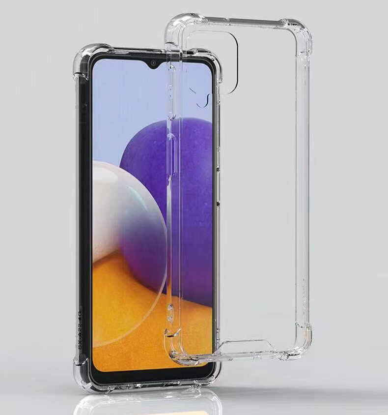 Galaxy A22 4G Kılıf Zore Nitro Anti Shock Silikon