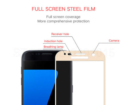 Galaxy A3 2016 Zore Ekranı Tam Kaplayan Düz Cam Koruyucu
