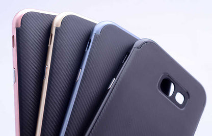 Galaxy A3 2017 Kılıf Zore İnce Mono Karbon Silikon Kapak