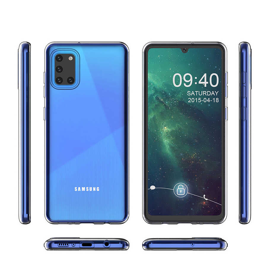 Galaxy A31 Kılıf Zore Süper Silikon Kapak