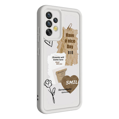 Galaxy A32 4G Kılıf Kamera Korumalı Baskılı Arka Yüzey Zore Klas Kapak