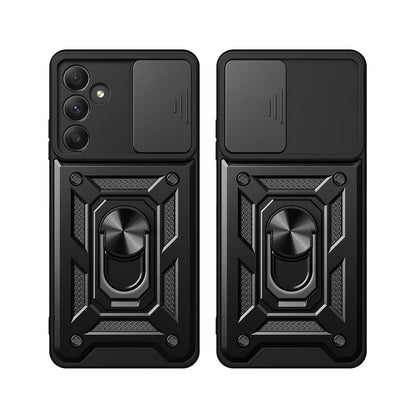 Galaxy A35 Kılıf Magnetik Standlı Kamera Korumalı Zore Sürgülü Vega Kapak