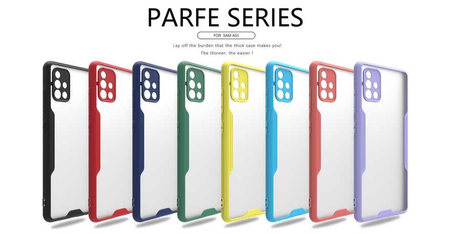 Galaxy A51 Kılıf Zore Parfe Kapak
