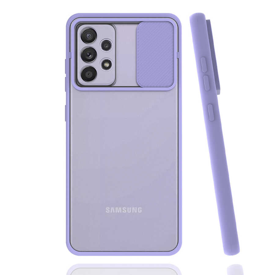 Galaxy A52 Kılıf Zore Lensi Kapak