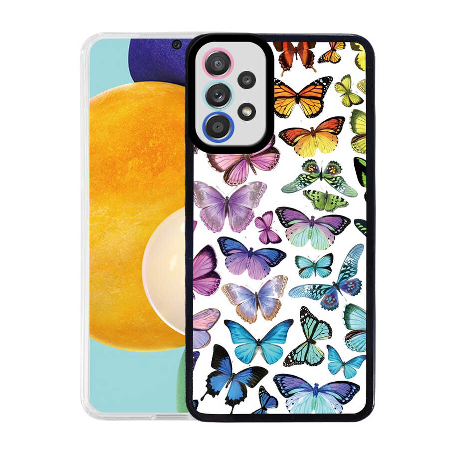 Galaxy A52 Kılıf Zore M-Fit Desenli Kapak