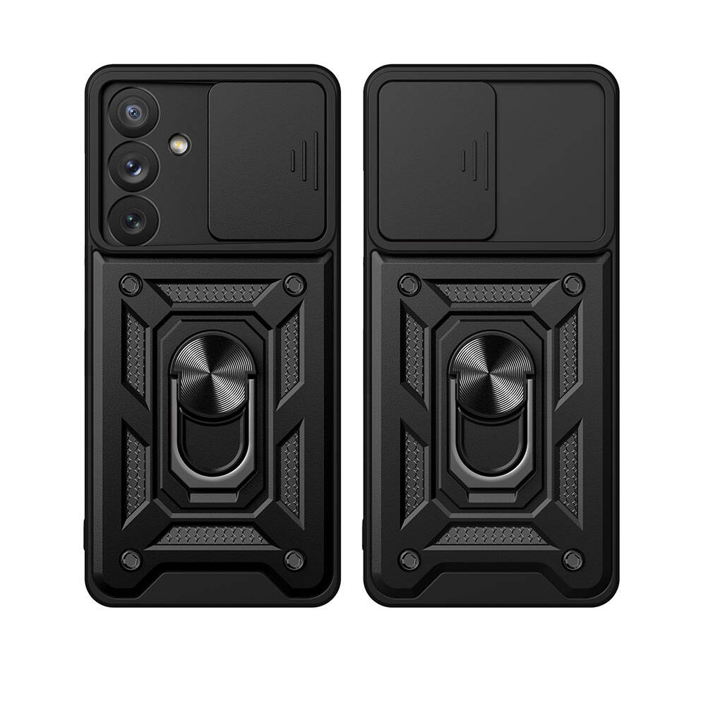 Galaxy A54 Kılıf Magnetik Standlı Kamera Korumalı Zore Sürgülü Vega Kapak