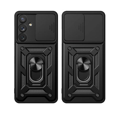 Galaxy A54 Kılıf Magnetik Standlı Kamera Korumalı Zore Sürgülü Vega Kapak