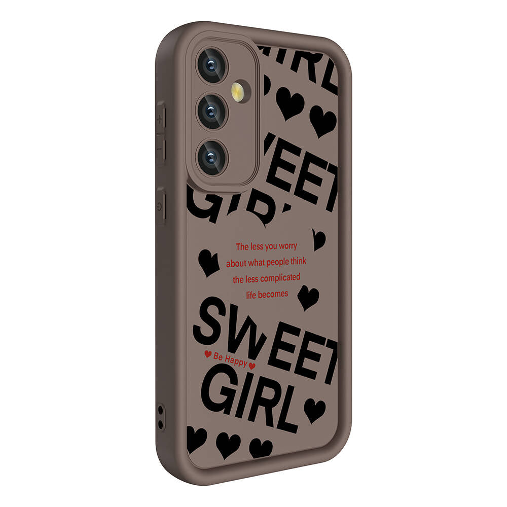 Galaxy A55 Kılıf Kamera Korumalı Baskılı Arka Yüzey Zore Klas Kapak