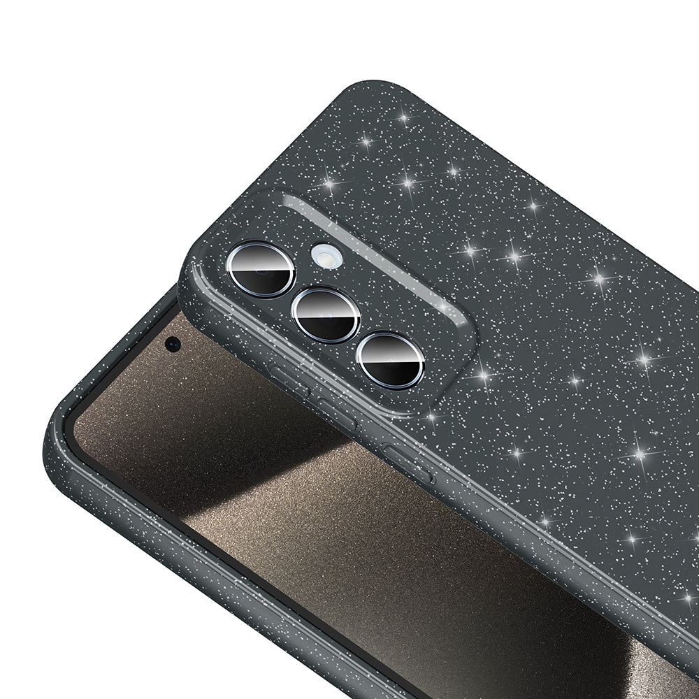 Galaxy A55 Kılıf Kamera Korumalı Simli Lüks Zore Koton Kapak