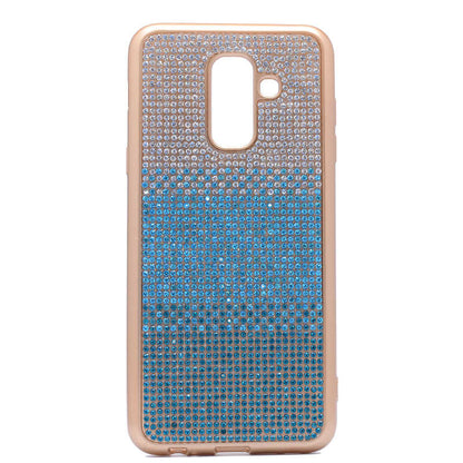 Galaxy A6 2018 Kılıf Zore Mat Lazer Taşlı Silikon