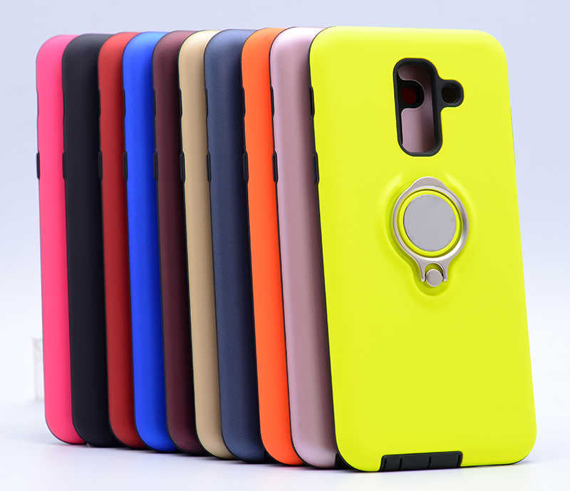 Galaxy A6 Plus 2018 Kılıf Zore Ring Youyou Kapak