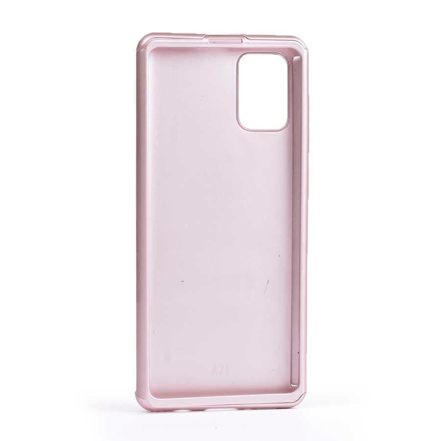 Galaxy A71 Kılıf Zore 360 3 Parçalı Rubber Kapak