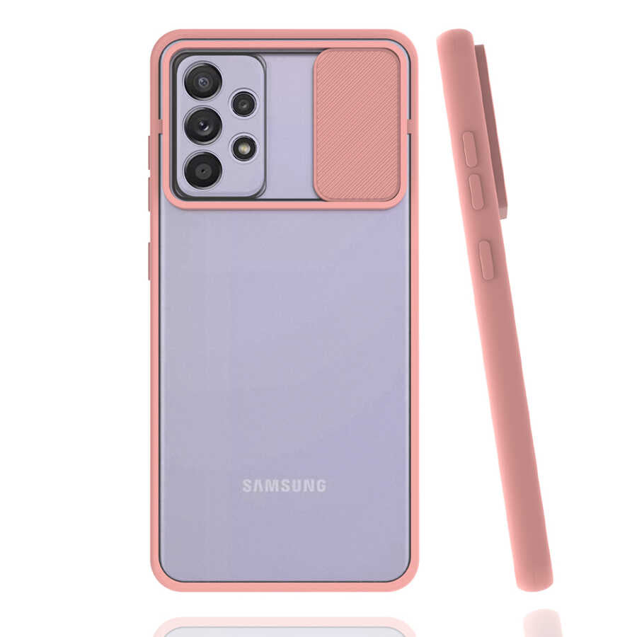 Galaxy A72 Kılıf Zore Lensi Kapak