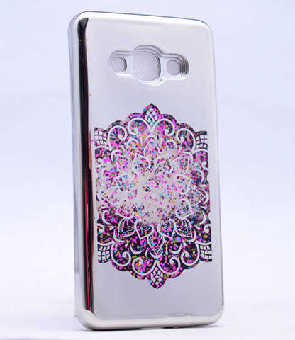 Galaxy J330 Pro Kılıf Zore Lazer Çiçekli Sıvılı Silikon