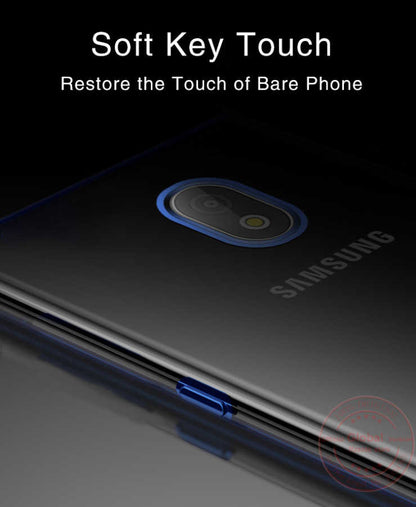 Galaxy J4 Kılıf Zore Dört Köşeli Lazer Silikon Kapak