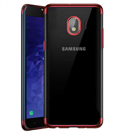Galaxy J4 Kılıf Zore Dört Köşeli Lazer Silikon Kapak