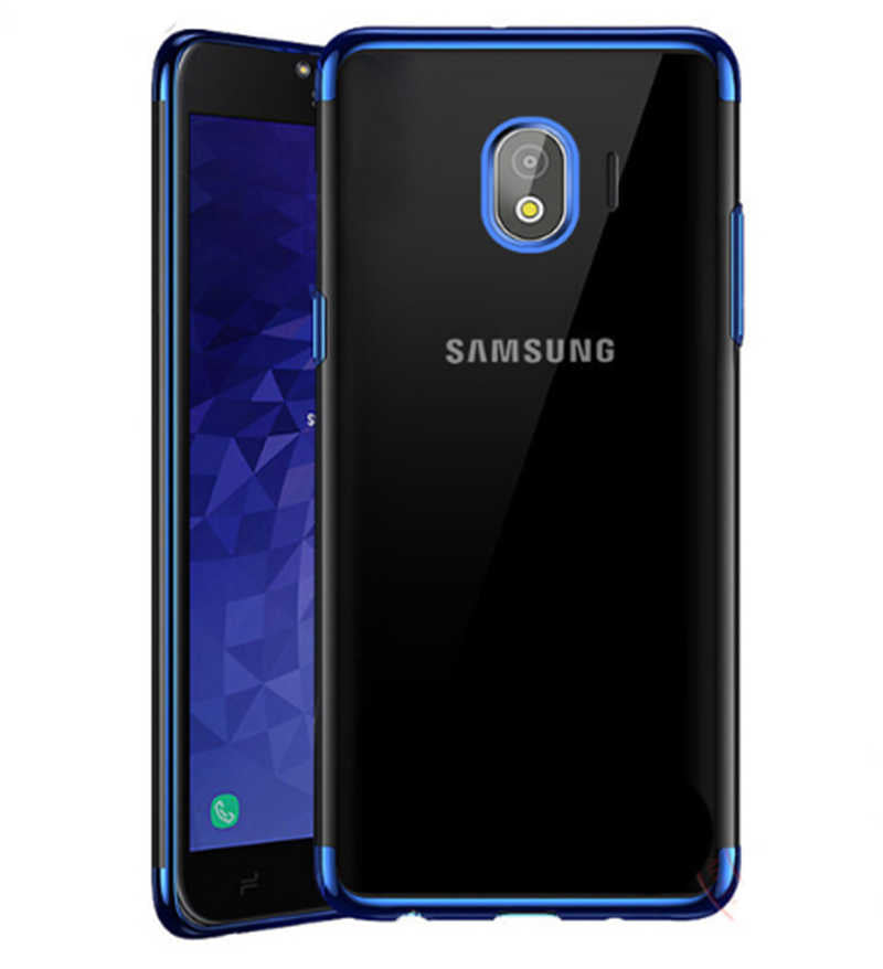 Galaxy J4 Kılıf Zore Dört Köşeli Lazer Silikon Kapak
