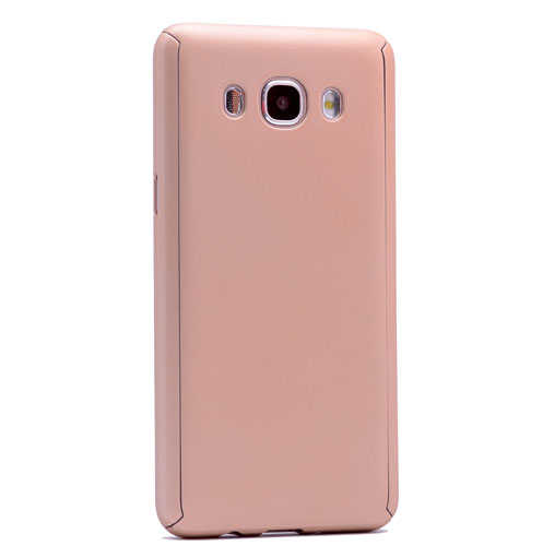 Galaxy J5 2016 Kılıf Zore 360 3 Parçalı Rubber Kapak