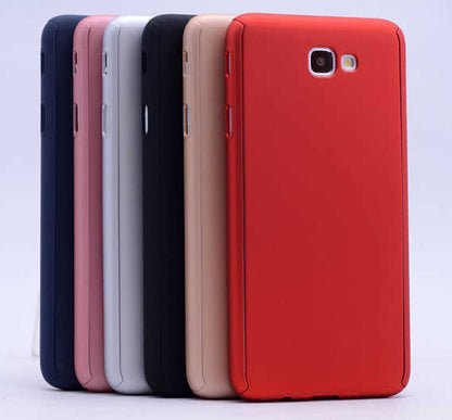 Galaxy J5 Prime Kılıf Zore 360 3 Parçalı Rubber Kapak