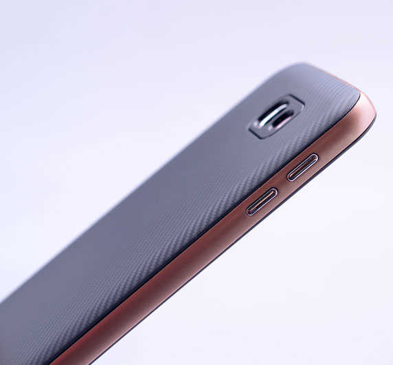 Galaxy J5 Prime Kılıf Zore İnce Mono Karbon Silikon Kapak