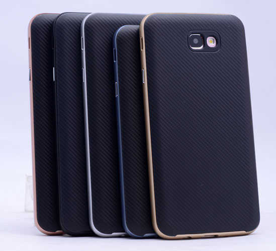 Galaxy J5 Prime Kılıf Zore İnce Mono Karbon Silikon Kapak