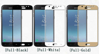 Galaxy J530 Pro Zore Ekranı Tam Kaplayan Düz Cam Koruyucu