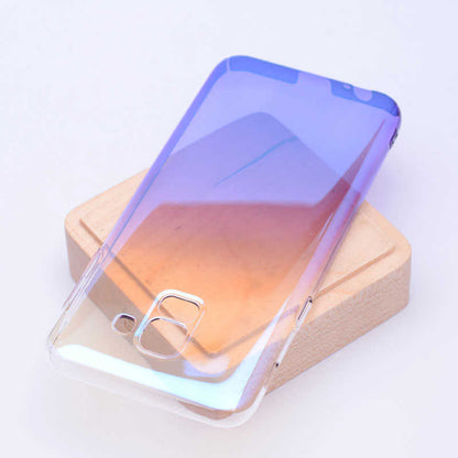 Galaxy J6 Zore Renkli Transparan Kapak