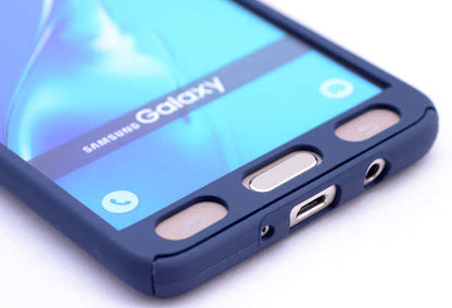 Galaxy J7 2016 Kılıf Zore 360 3 Parçalı Rubber Kapak
