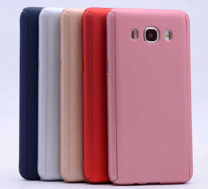 Galaxy J7 2016 Kılıf Zore 360 3 Parçalı Rubber Kapak