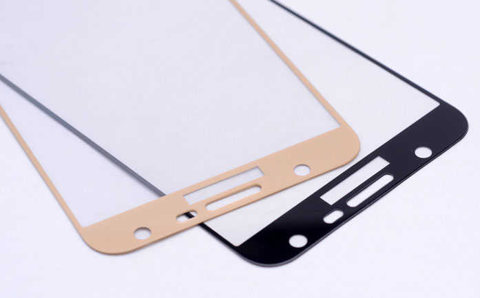 Galaxy J7 Core Zore Ekranı Tam Kaplayan Düz Cam Koruyucu