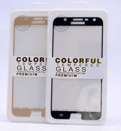 Galaxy J7 Core Zore Ekranı Tam Kaplayan Düz Cam Koruyucu