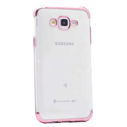Galaxy J7 Core Kılıf Zore Dört Köşeli Lazer Silikon Kapak