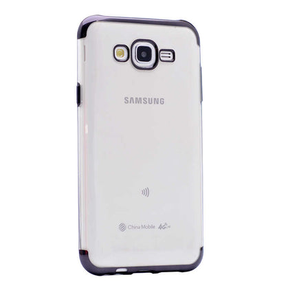 Galaxy J7 Core Kılıf Zore Dört Köşeli Lazer Silikon Kapak