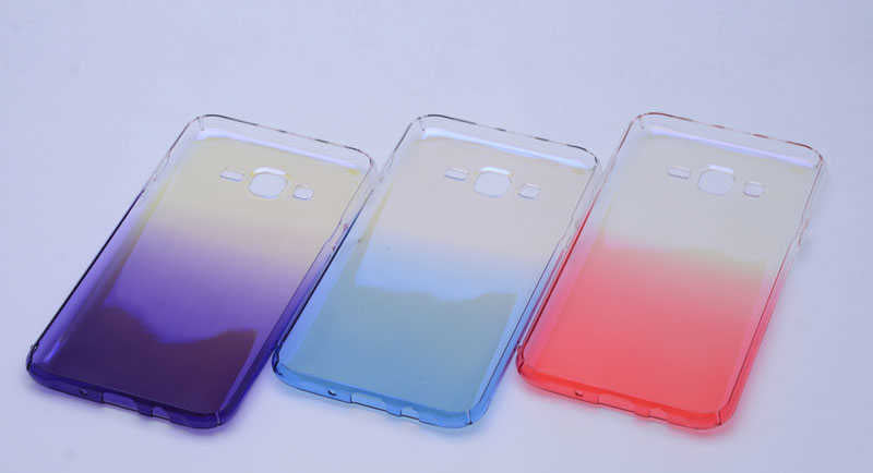 Galaxy J7 Zore Renkli Transparan Kapak