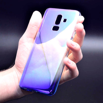 Galaxy J8 Kılıf Zore Renkli Transparan Kapak
