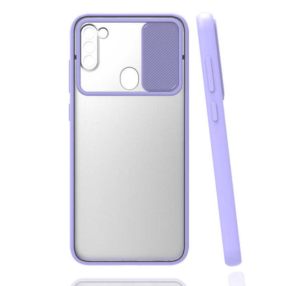 Galaxy M11 Kılıf Zore Lensi Kapak