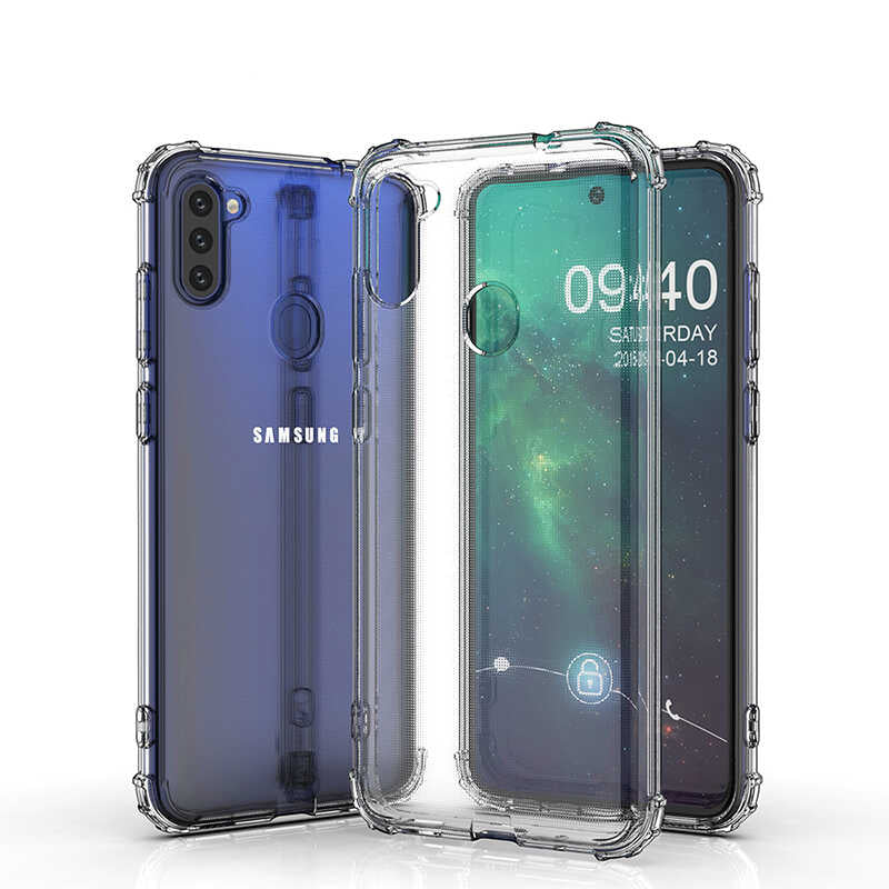 Galaxy M11 Kılıf Zore Nitro Anti Shock Silikon