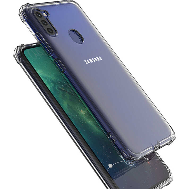 Galaxy M11 Kılıf Zore Nitro Anti Shock Silikon